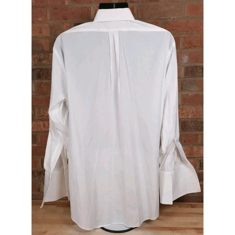 Brooks Brothers Shirt Mens 17.5 / 33 Tuxedo Pleated French Cuff Tradional Fit - Picture 3 of 8